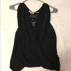 Black Lace Dress Tank Top